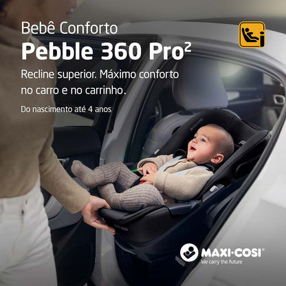 BBC PEBBLE 360 PRO² COM BASE TWIL TRUFFL - MAXI COSI