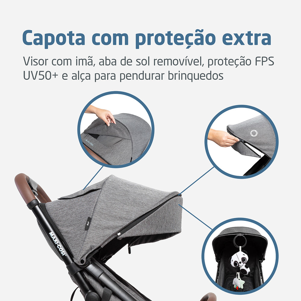 CARRINHO EVA³ SELECT GREY - MAXI-COSI