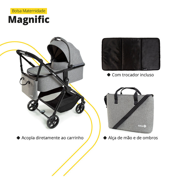 TS MAGNIFIC 5 EM 1 GREY DENIM - SAFETY 1ST