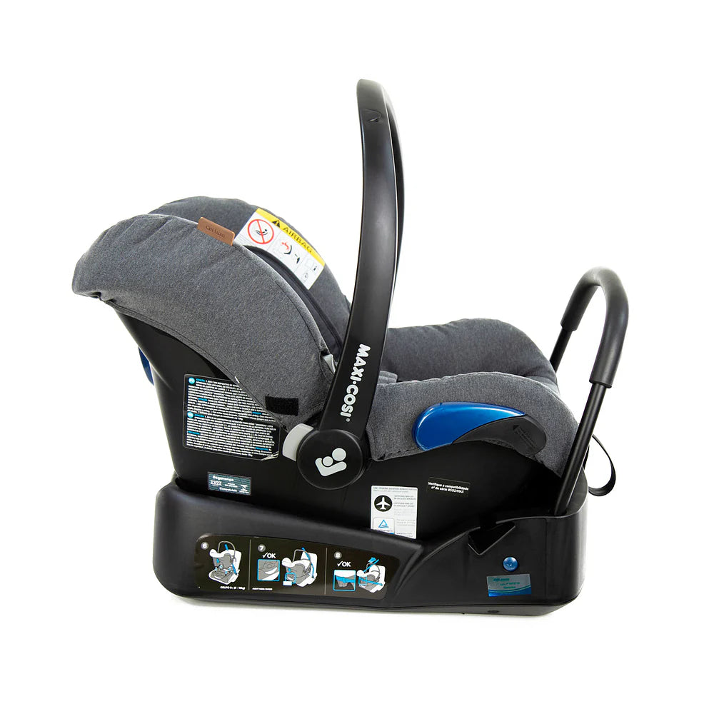 BEBÊ CONFORTO COM BASE SPARKING GREY - MAXI COSI